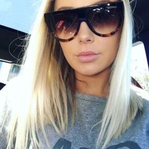 Black Havana Visor Sunglasses